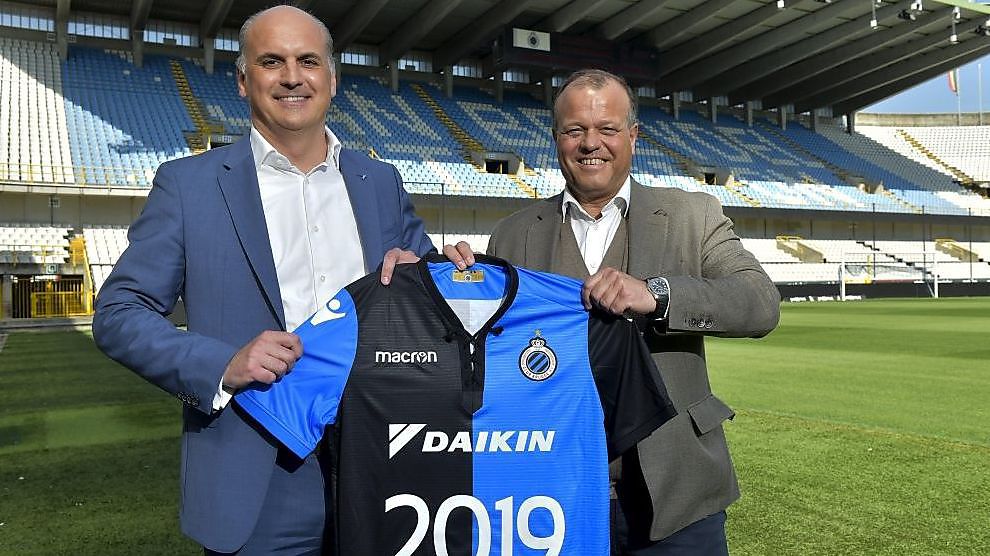Daikin et le Club de Bruges poursuivent leur collaboration