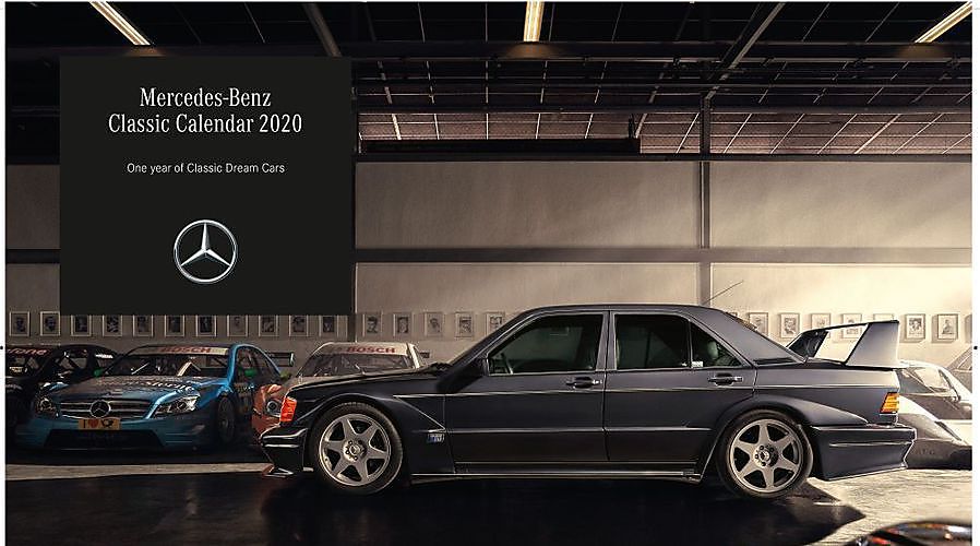 Mercedes-Benz présente le calendrier ‘One year of Classic Dream Cars’