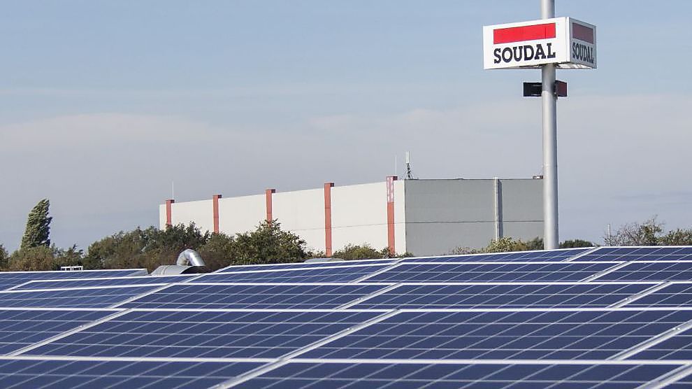 Soudal installe 10.000 m² de panneaux solaires