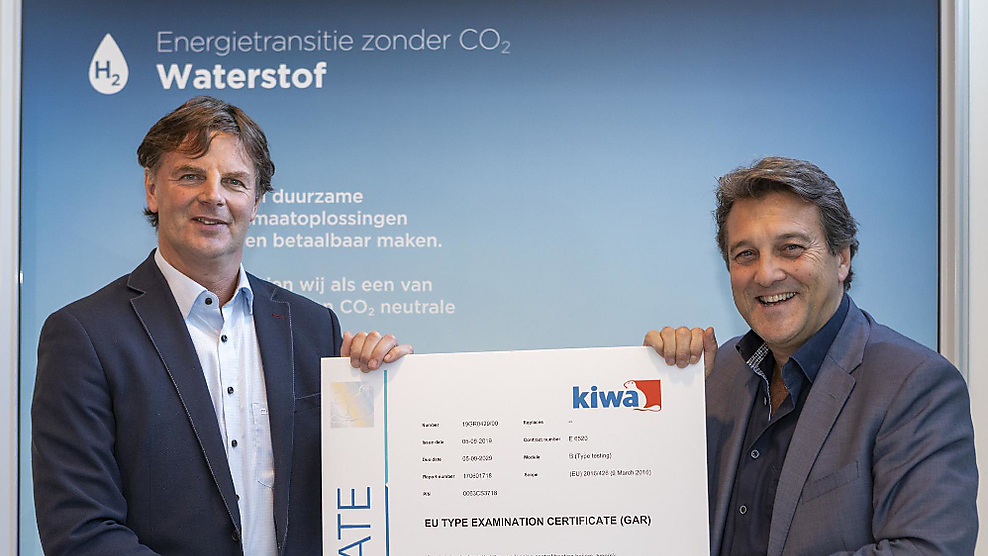 Kiwa certificeert cv-ketels Remeha voor waterstofbijmenging
