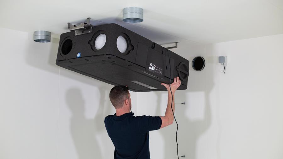 Renson tilt ventilatiesysteem D naar hoger niveau