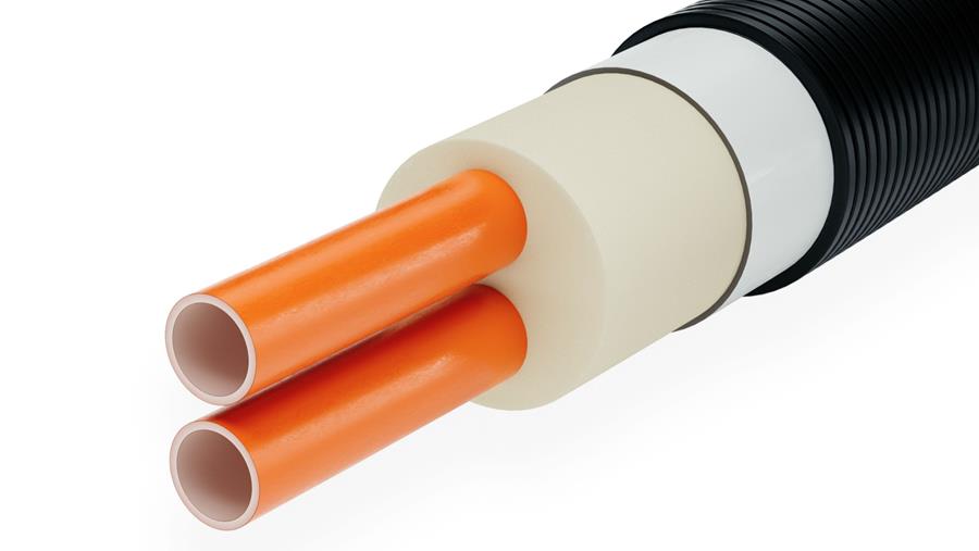 Nouvelle conduite souterraine extra flexible pour les réseaux de chaleur