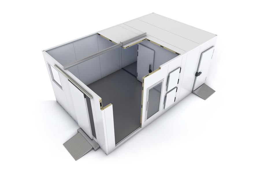 Disposition des chambres froides et de congélation