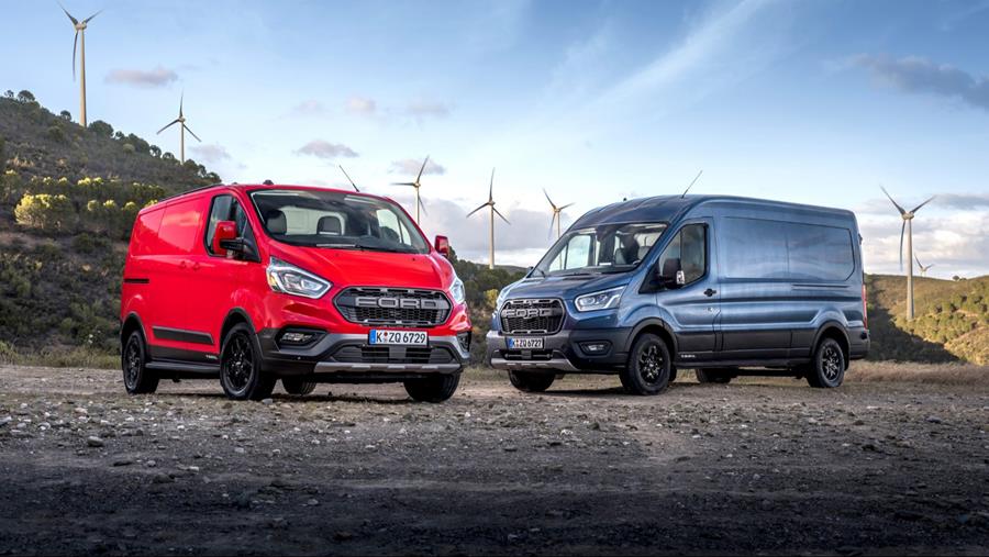 Avontuurlijke Trail-uitvoering voor Ford Transit en Transit Custom